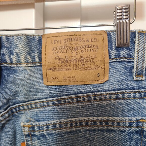 Levi’s 951 Relaxed Fit Jeans Size 16 Short Tapered Leg Made in USA - Picture 4 of 4